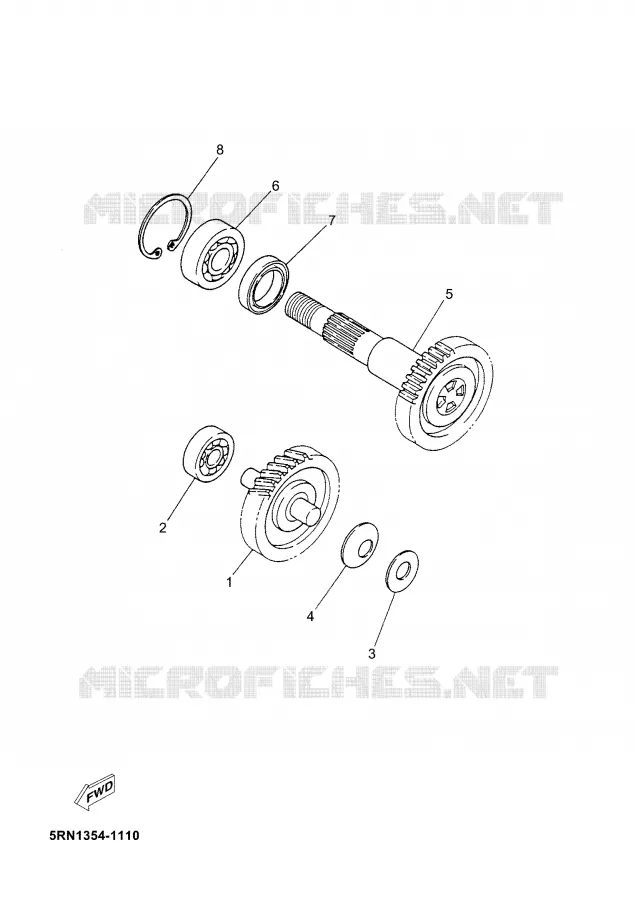 TRANSMISSION Yamaha SCOOTER 50 2004 JOG  CS50