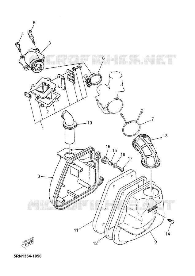 INTAKE Yamaha SCOOTER 50 2006 JOG  CS50M