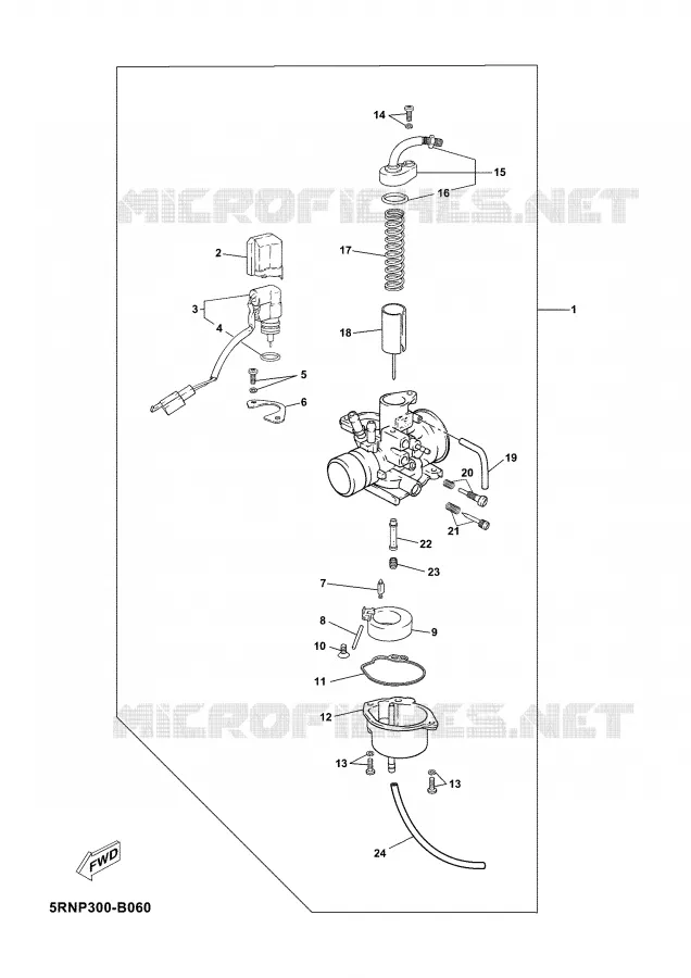 CARBURETOR Yamaha SCOOTER 50 2006 JOG  CS50Z