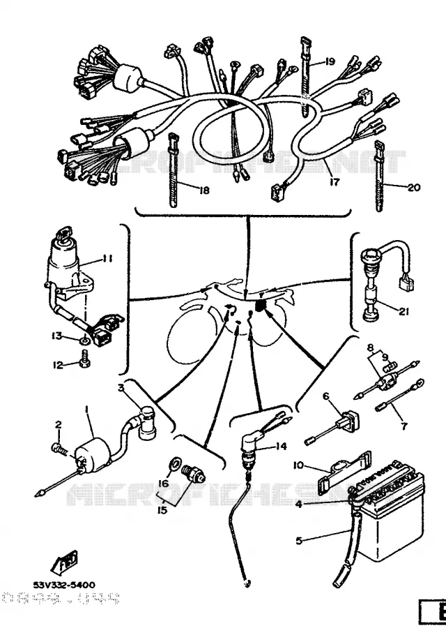 ELECTRICAL 1 Yamaha MOTO 80 1986 DTLC  DT80LC