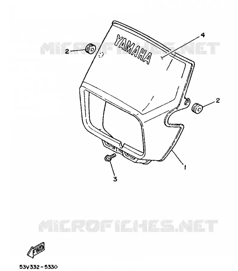 COVER 1 Yamaha MOTO 80 1987 DTLC  DT80LC