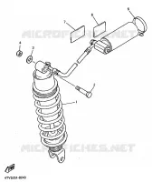 REAR SHOCK ABSORBER for Yamaha THUNDERCAT 1999