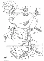 FUEL TANK for Yamaha THUNDERCAT 1999