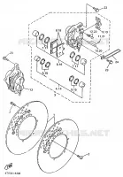 FRONT BRAKE CALIPER for Yamaha THUNDERCAT 1999