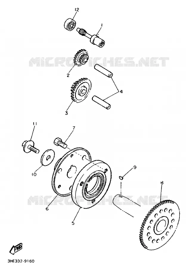 STARTER CLUTCH Yamaha MOTO 600 1998 THUNDERCAT  YZF600R