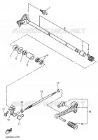 GEAR SHIFT SHAFT / LEVER for Yamaha YZF 1993