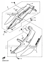SIDE COVER for Yamaha YZF 1993