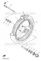 FRONT WHEEL for Yamaha YZF 1993