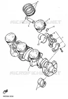 CRANKSHAFT / PISTON for Yamaha YZF 1993