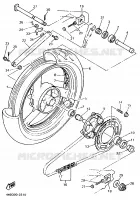 REAR WHEEL for Yamaha YZF 1993