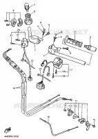 HANDLEBAR & CABLES for Yamaha YZF 1993