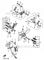 STAND / FOOTREST for Yamaha YZF 1993