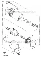 STARTER MOTOR for Yamaha YZF 1993