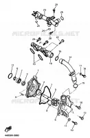 WATERPUMP / HOSES for Yamaha YZF 1993