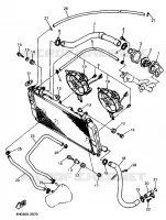 RADIATOR / HOSES for Yamaha YZF 1993