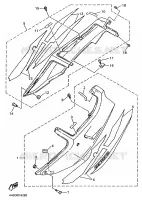 SIDE COVER for Yamaha YZF 1995