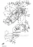 FENDER for Yamaha YZF 1995