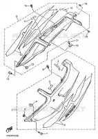 SIDE COVER   OIL TANK for Yamaha YZF 1995