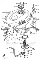 FUEL TANK for Yamaha YZF 1995