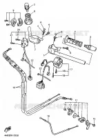 HANDLEBAR & CABLES for Yamaha YZF 1995