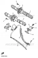 CAMSHAFT / TIMING CHAIN for Yamaha YZF 1995