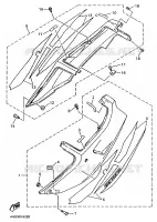 SIDE COVER   OIL TANK for Yamaha YZF 1995