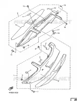 SIDE COVER   OIL TANK for Yamaha YZF 1996