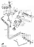 HANDLEBAR & CABLES for Yamaha YZF 1996