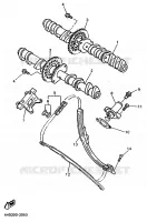 CAMSHAFT / TIMING CHAIN for Yamaha YZF 1996