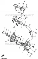 WATERPUMP / HOSES for Yamaha YZF 1996
