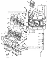 EXHAUST for Yamaha YZF 1996
