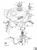 FUEL TANK for Yamaha YZF 1996