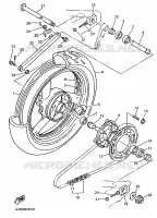 REAR WHEEL for Yamaha YZF 1996