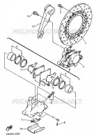 REAR BRAKE CALIPER for Yamaha YZF 1996