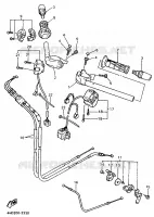 HANDLEBAR & CABLES for Yamaha YZF 1996