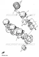 CRANKSHAFT / PISTON for Yamaha YZF 1996