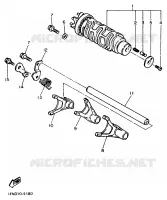 GEAR SHIFT SELECTOR DRUM / FORKS for Yamaha YZF 1996