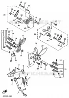 STAND / FOOTREST for Yamaha YZF 1996