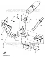 EXHAUST for Yamaha YZF 1996