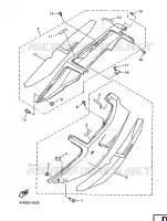 SIDE COVER   OIL TANK for Yamaha YZF 1996