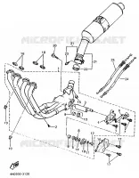 EXHAUST for Yamaha YZF 1993