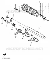 GEAR SHIFT SELECTOR DRUM / FORKS for Yamaha YZF 1993