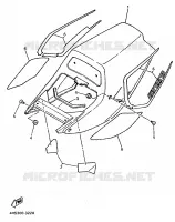 SIDE COVER for Yamaha YZF 1993