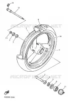 FRONT WHEEL for Yamaha YZF 1993