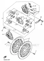 FRONT BRAKE CALIPER for Yamaha YZF 1993