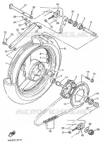 REAR WHEEL for Yamaha YZF 1993