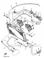 RADIATOR / HOSES for Yamaha YZF 1993