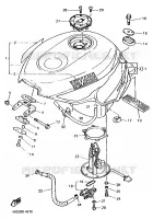 FUEL TANK for Yamaha YZF 1994
