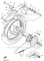 REAR WHEEL for Yamaha YZF 1994