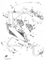 RADIATOR / HOSES for Yamaha YZF 1994